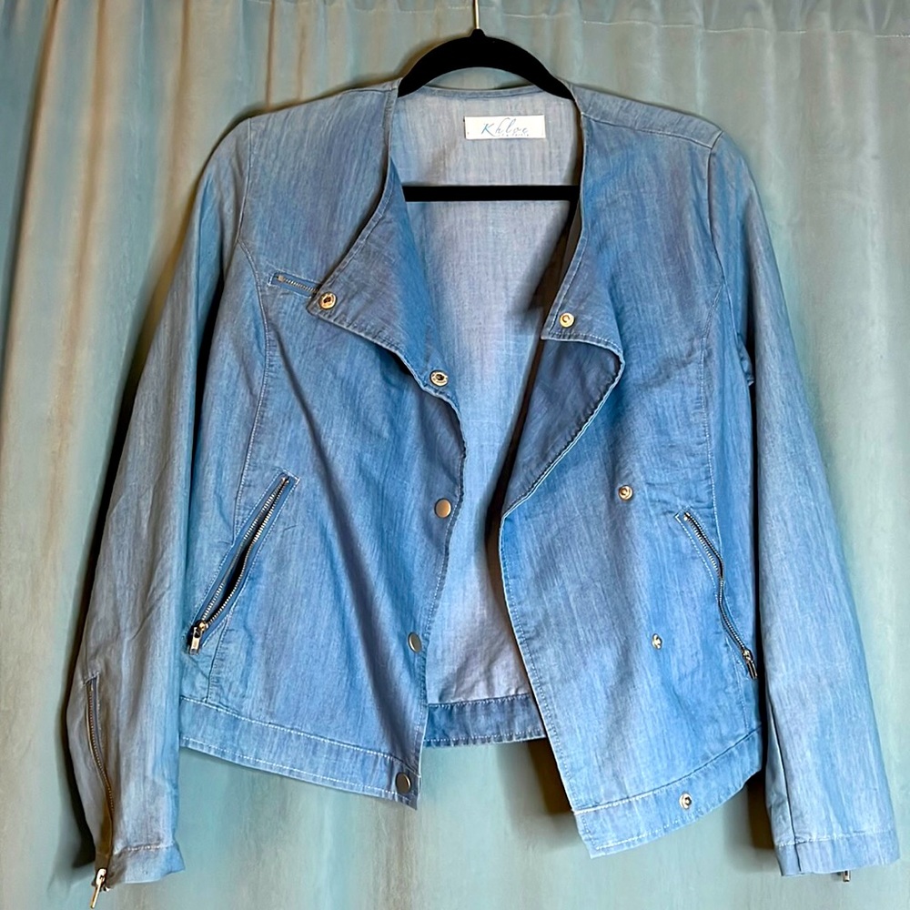 Khloe California lightweight denim jacket small